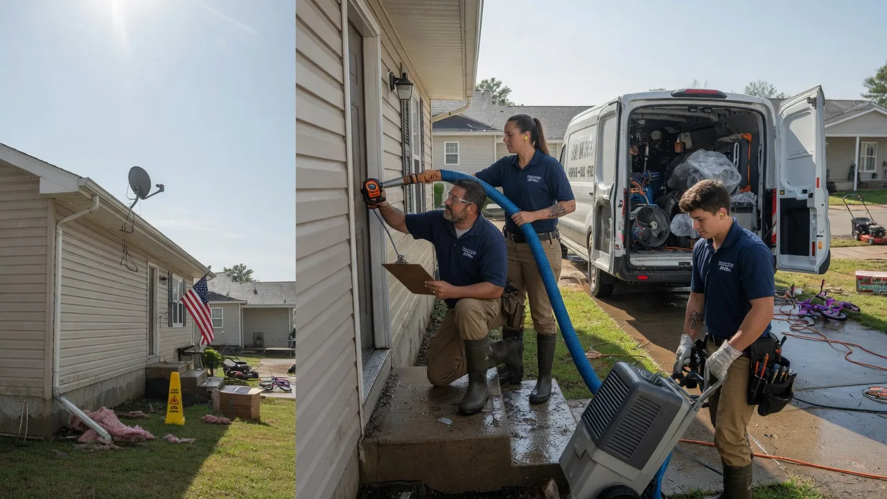 Ceiling Water Damage Restoration in Powderville, MT near me